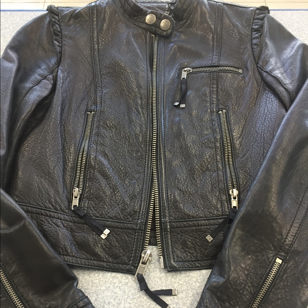 Leather jacket